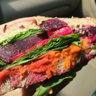 Roasted beet sandwich!