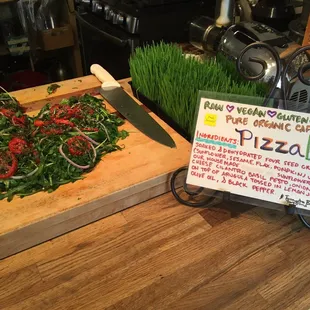 Vegan pizza!