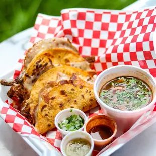 Quesa Birria Tacos