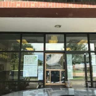 Open walk up window only.