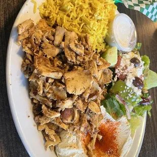 Beef Shawarma Plate