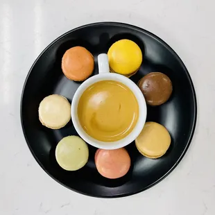 Macaroons and espresso
