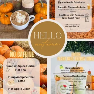 Fall Menu