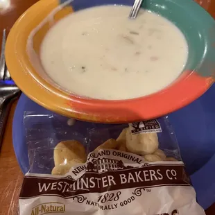 Homemade New England Clam Chowder Cream Soup FRIDAY &amp; SATURDAY ONLY