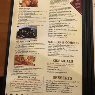 Menu pic