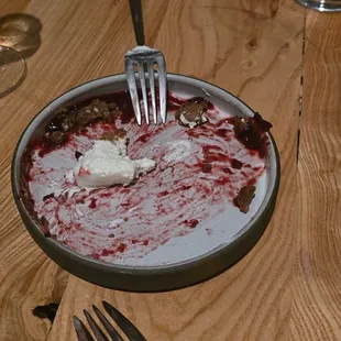 We ate the cheese cake so fast that I didn&apos;t get a picture.