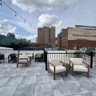 Rooftop patio