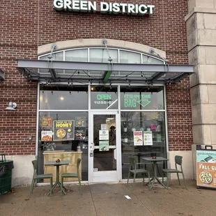 Restaurant front