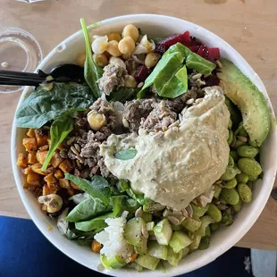 This is the Beet Davidson, chock full of protein and beautiful presentation...