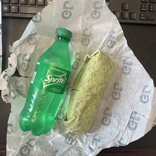 Small wrap Steakin&apos; Care of Business salad
