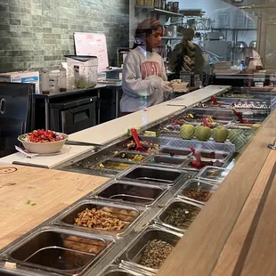 Topping bar