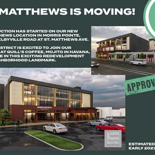 the front of st matthewss is moving