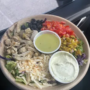 Green Kickin' Chile Chicken salad