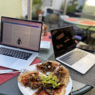 Mushroom Fungus Amungus Flatbread (vegan)