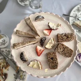 Desserts with Vegan High Tea...soooo yummy!