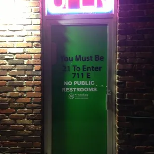 Green Door front door