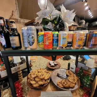 Craft beer and cookies