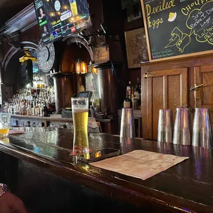 a man sitting at the bar