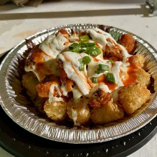 Buffalo Chicken Tots