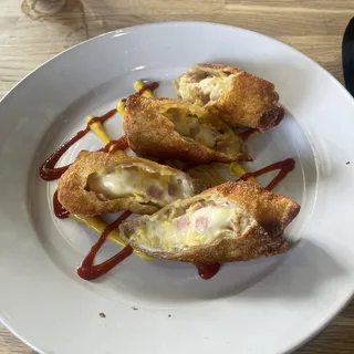 Italian Roast Pork Egg Rolls