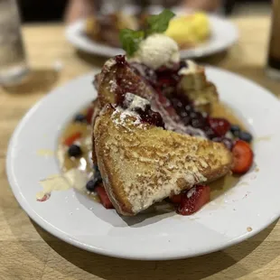 Crème brûlée French toast