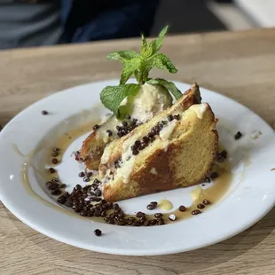 Cookie Dough Stuffed French Toast