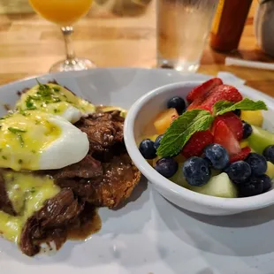 Short rib Benedict