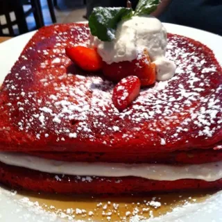 Red Velvet Pancakes