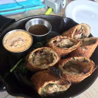 Italian Roast Pork Egg Rolls