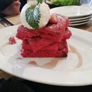 Red Velvet Pancakes