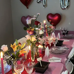 Galentine's Day Dinner Party 2024 - rented 8 chairs (1st event renting from Green Event Rentals)