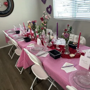 Galentine's Day Dinner Party 2024 - rented 8 chairs (1st event renting from Green Event Rentals)