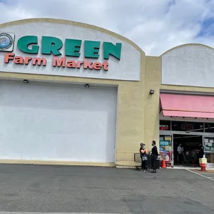 the front of the store