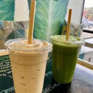 Serenity Smoothie + Compassion Juice