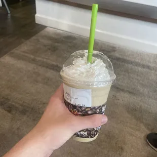 Salty snowman Frappuccino