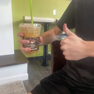 Caramel macchiato Frappuccino