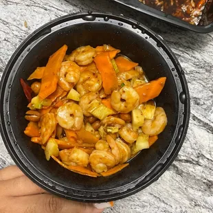 Kung pao shrimp