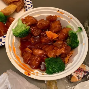 Orange chicken