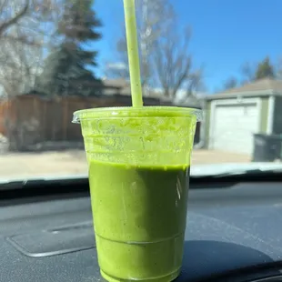 Paradise Found: Coconut Mylk, Pineapple, Banana, Spinach, Chard, Kale, Protein