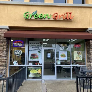 Front of the restaurant