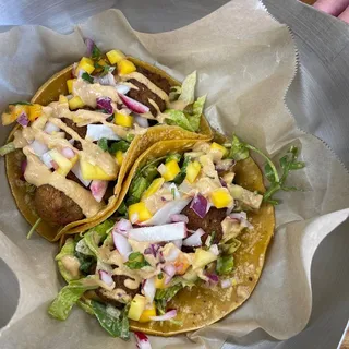 Crispy Veggie Ball Tacos (VG, NF, GF)