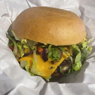 Chipotle Chana Burger