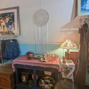 Thrift store interior
