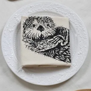 Unbleached organic cotton tea towels from Hearth and Harrow.