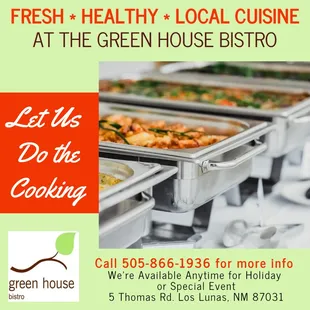 We Cater to You! Call Us Today 505-866-1936
