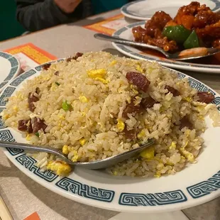 Sausage fried rice