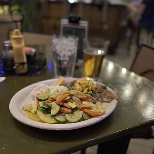 a plate of food