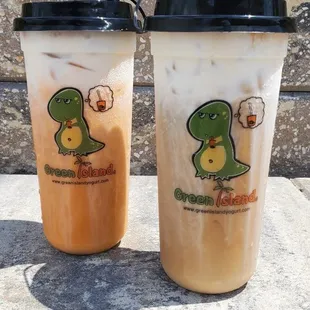 Coffee and Thai tea