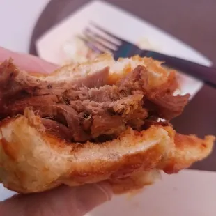 BBQ Beef slider with cole slaw