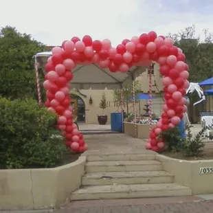Heart Shaped Balloon Arch
